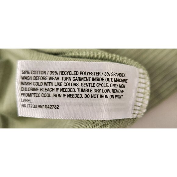 Art Class Girls Ribbed Button-Up Knit Dress Short Sleeve Green Size XXL 16/18 - Picture 9 of 9